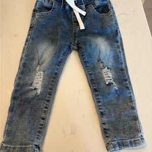Little Bipsy Blue Kids Jeans
Pink marker stain- right leg